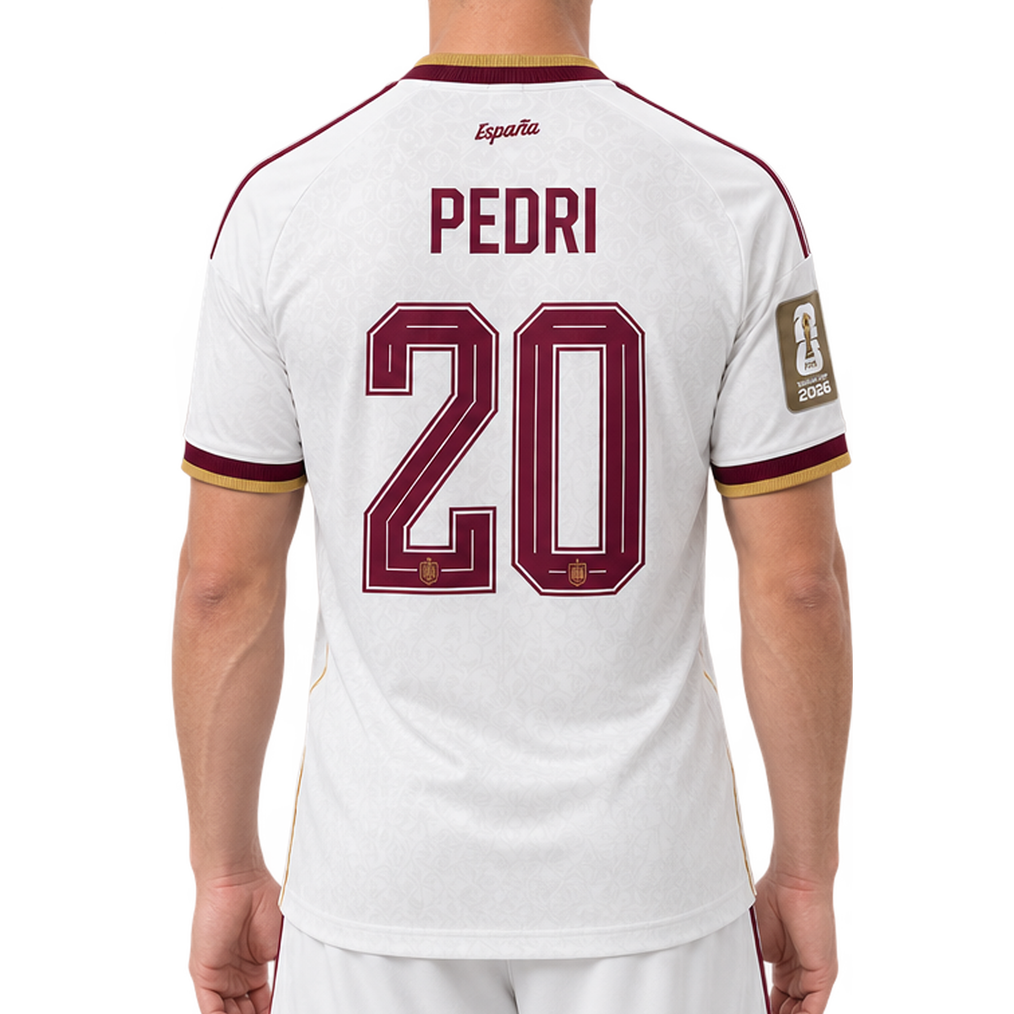 Pedri #20 Away jersey FIFA WC 2026