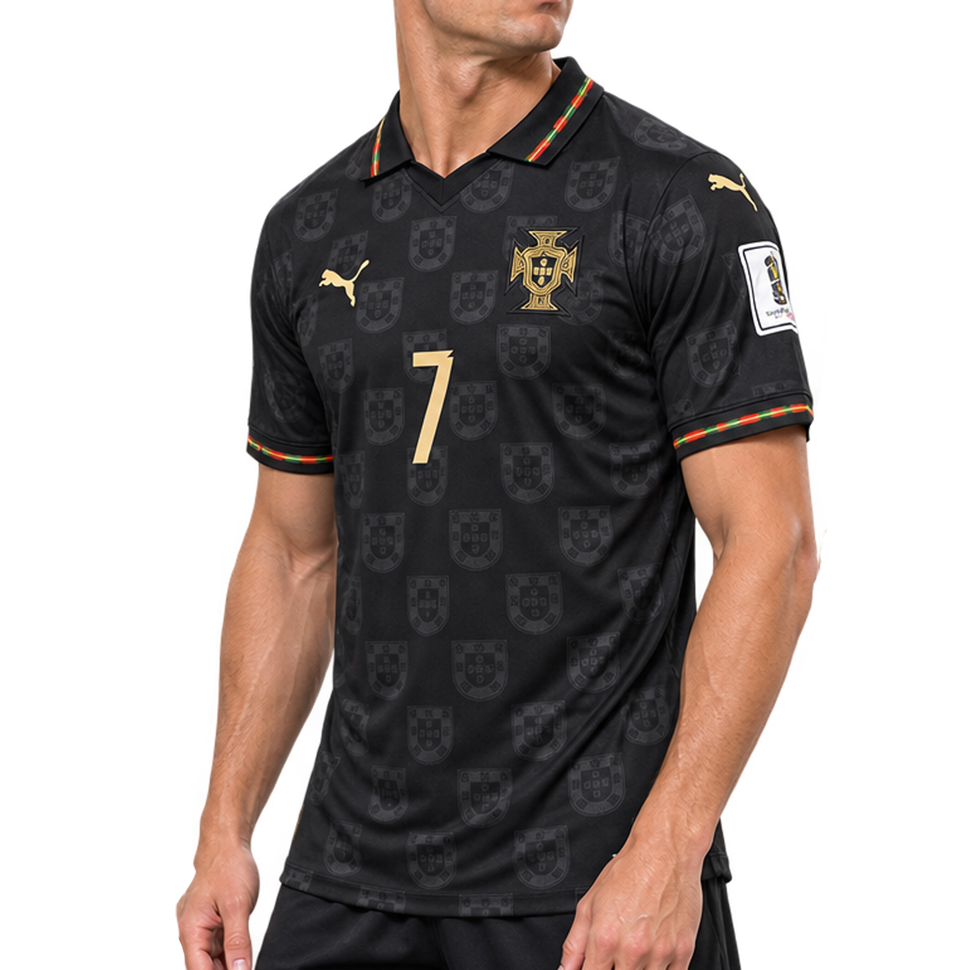 Cristiano Ronaldo #7 Black jersey FIFA WC 2026 - Image 2